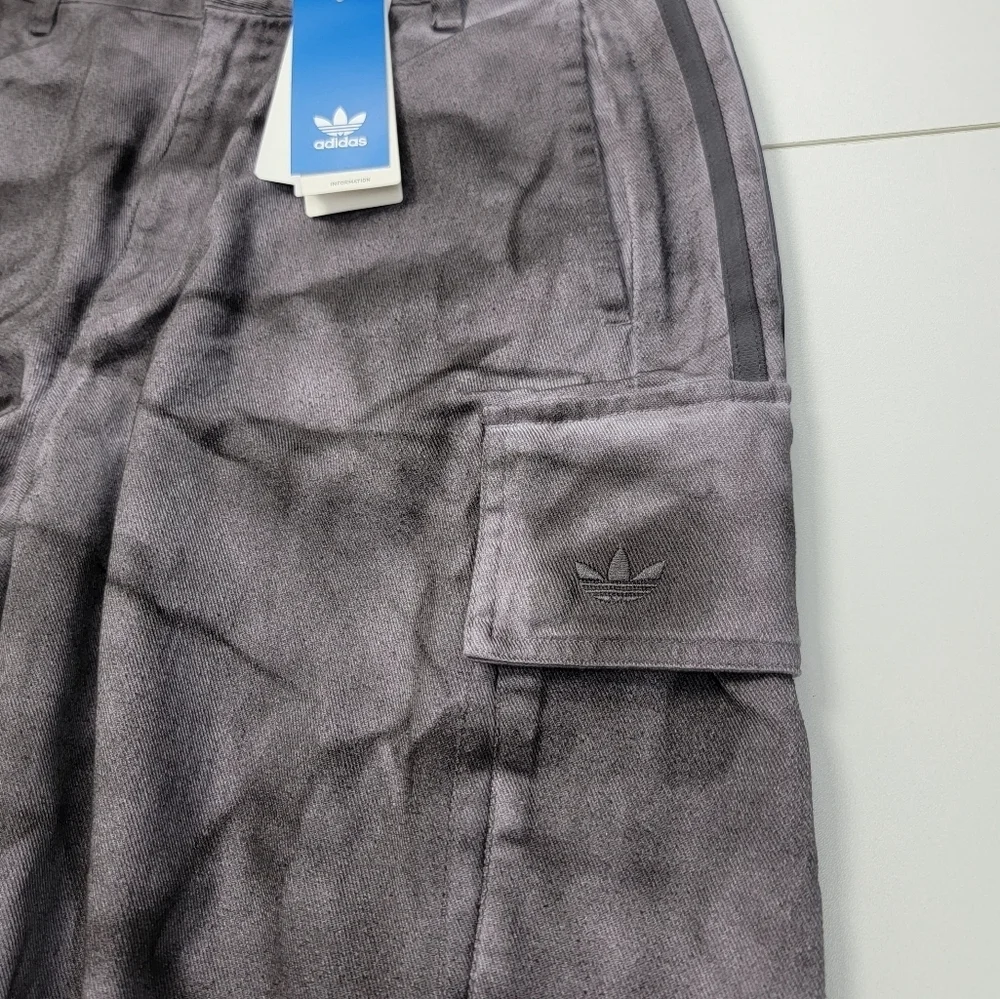 Adidas Originals Women's XXL Print Cargo Pants Grey Size 10 IW5532 NWT $190